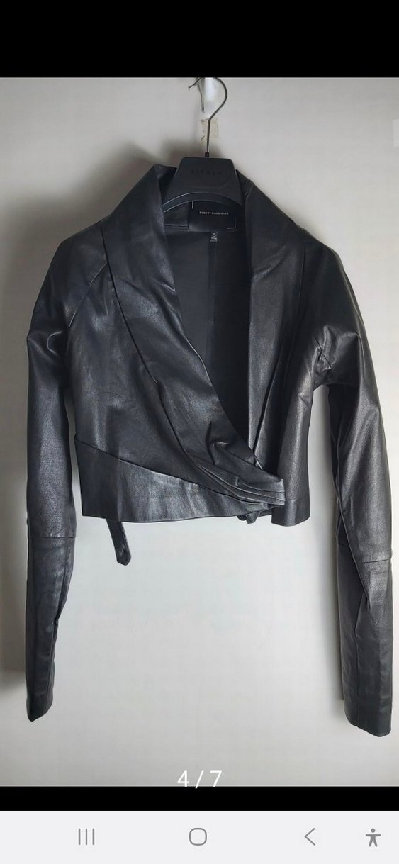 Robert Rodriguez deri ceket - Görsel 4