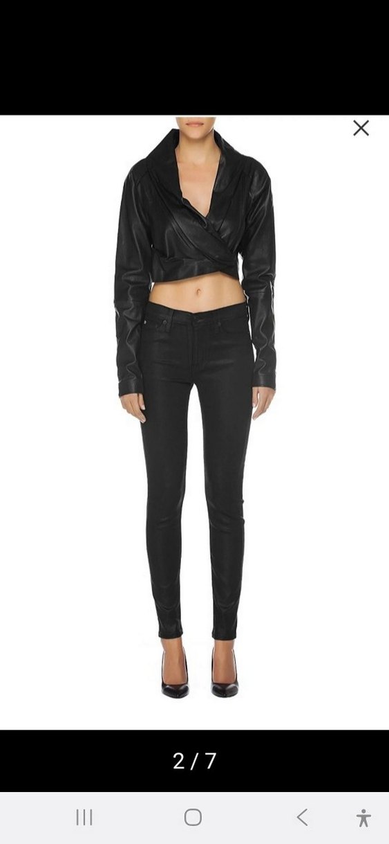 Robert Rodriguez deri ceket - Görsel 2