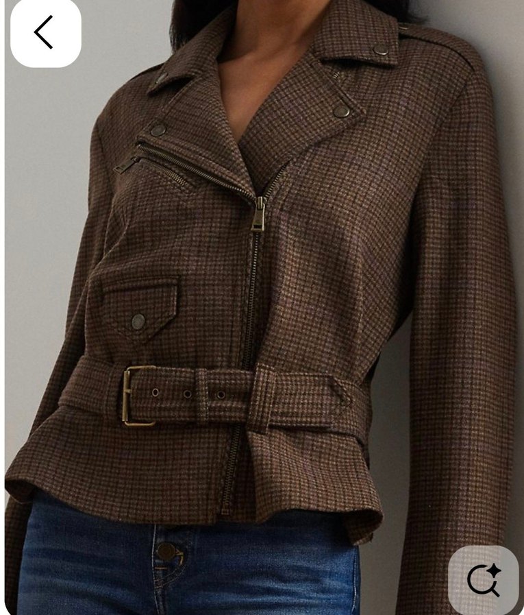 Ralph Lauren ekoseli yün ceket - Görsel 2