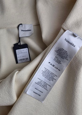 Nanushka dik yaka fermuarlı sweatshirt - Görsel 7