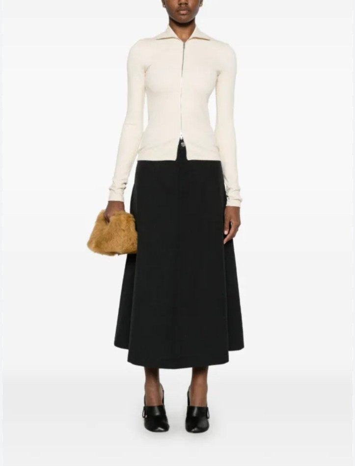 Nanushka dik yaka fermuarlı sweatshirt - Görsel 2