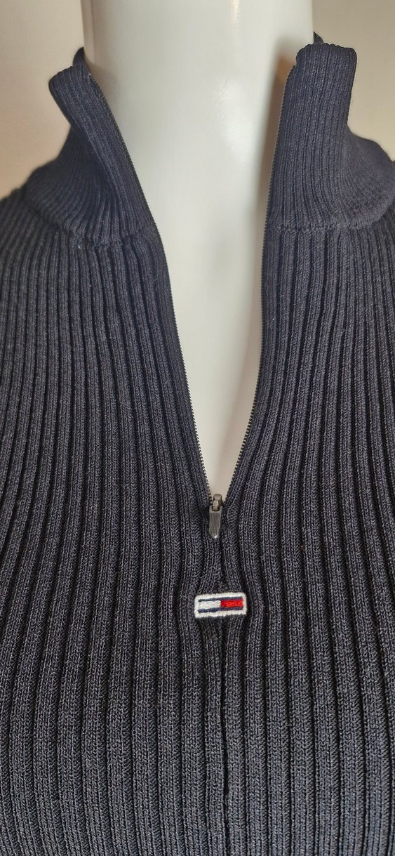 Tommy hilfiger fermuarlı sweatshirt - Görsel 3