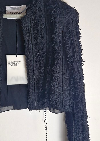 Zara Limited Edition crop blazer - Görsel 2