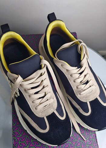 Tory burch deri sneakers - Görsel 5