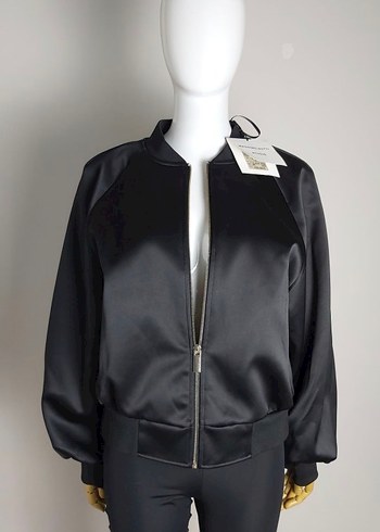 Massimo Dutti Studio saten bomber ceket - Görsel 2