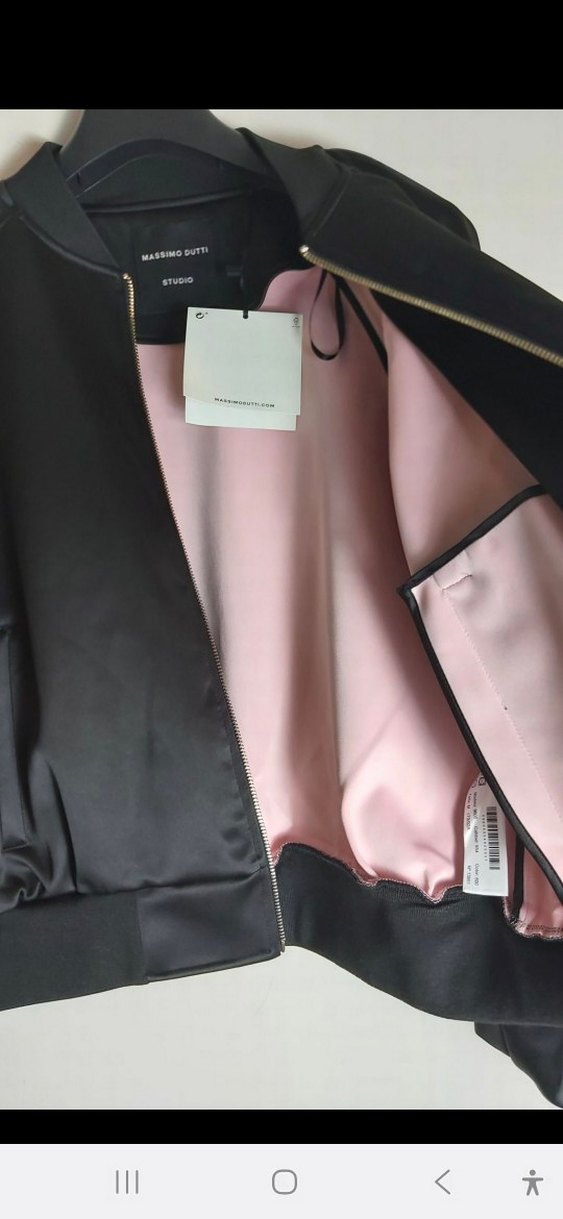 Massimo Dutti Studio saten bomber ceket - Görsel 5