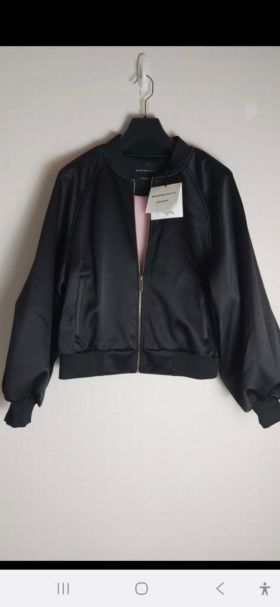 Massimo Dutti Studio saten bomber ceket - Görsel 4