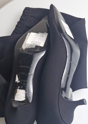 Balenciaga Avenue diz üstü spandex çizme - Görsel 2