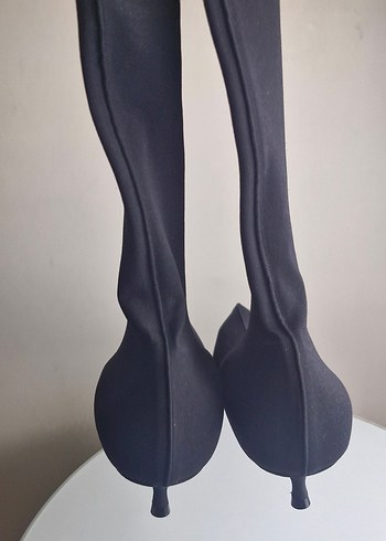 Balenciaga Avenue diz üstü spandex çizme - Görsel 3