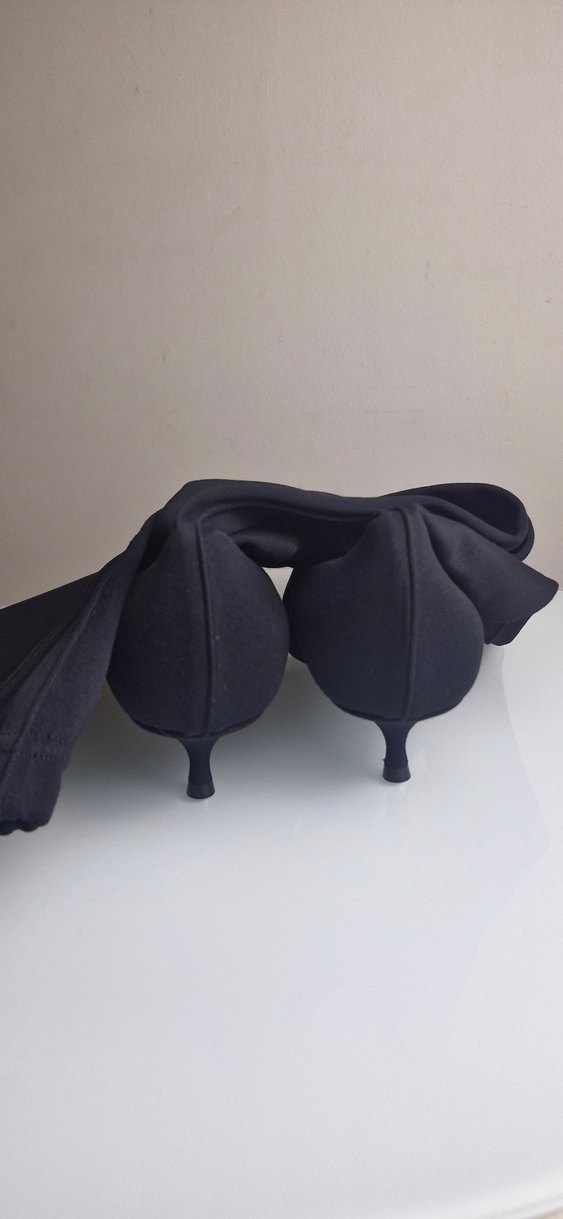 Balenciaga Avenue diz üstü spandex çizme - Görsel 5