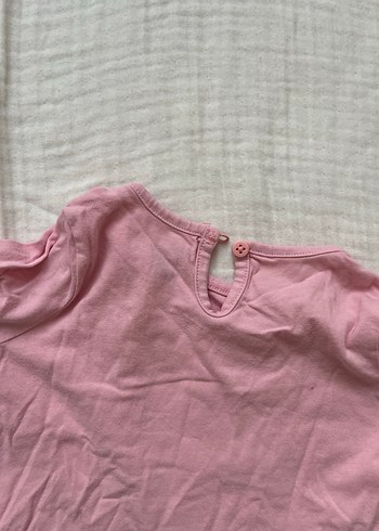 Kız Çocuk Pembe Uzun Kollu Tişört - Görsel 4