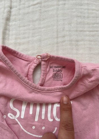 Kız Çocuk Pembe Uzun Kollu Tişört - Görsel 3