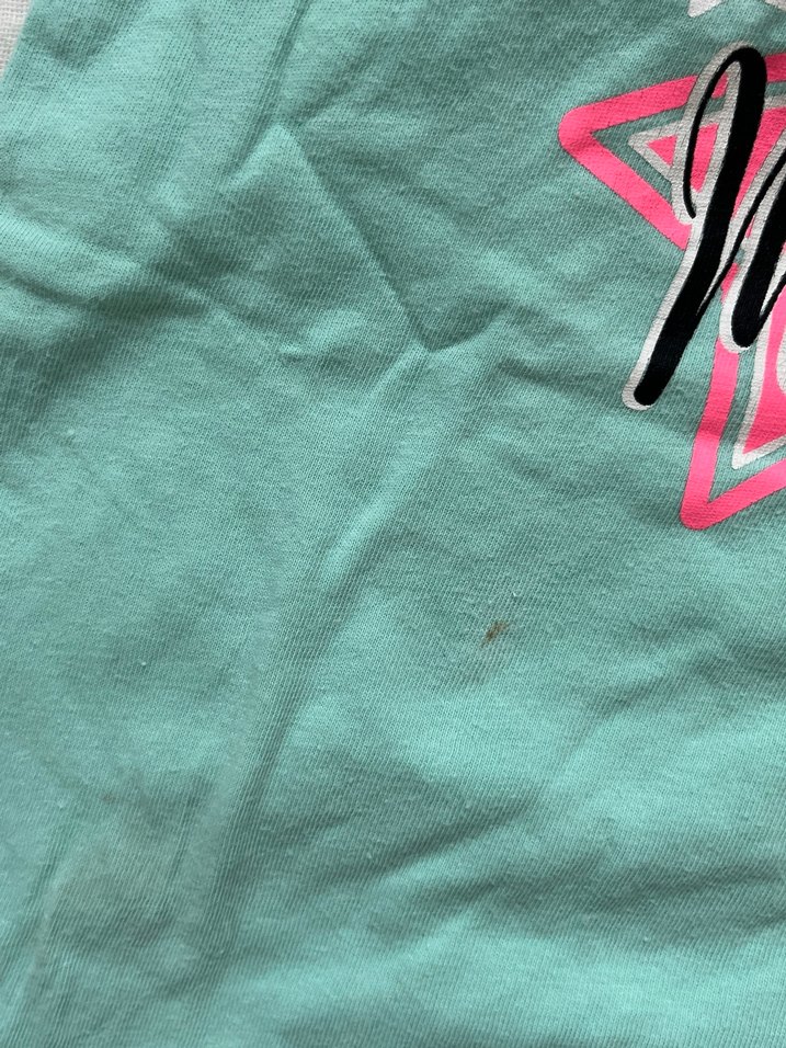 Kız Çocuk Turkuaz Kısa Kollu Tişört - Görsel 3