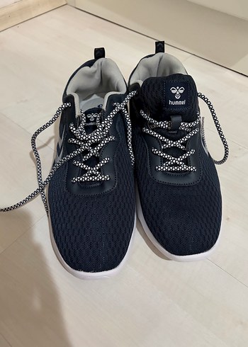 Lacivert Erkek Spor Ayakkabı Bağcığı Hummel - Görsel 4