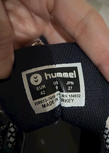 Lacivert Erkek Spor Ayakkabı Bağcığı Hummel - Görsel 6