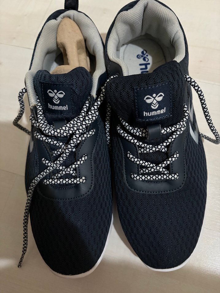 Lacivert Erkek Spor Ayakkabı Bağcığı Hummel - Görsel 2