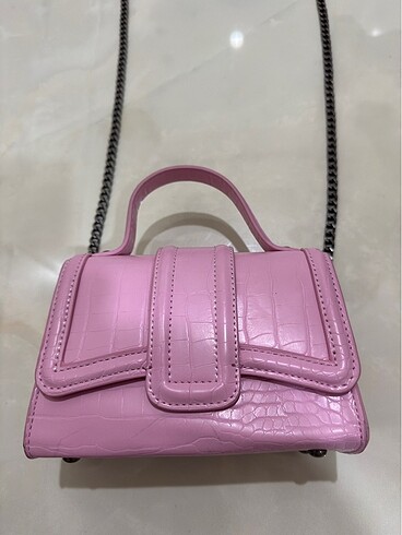 Zara Zara pembe çanta