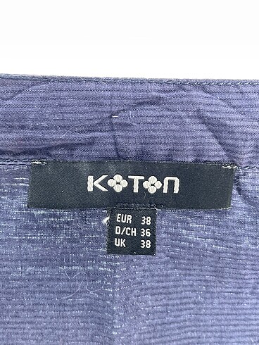 38 Beden lacivert Renk Koton Gömlek %70 İndirimli.