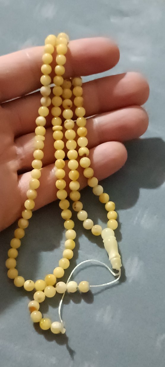 99'luk damla kehribar tesbih - Görsel 5