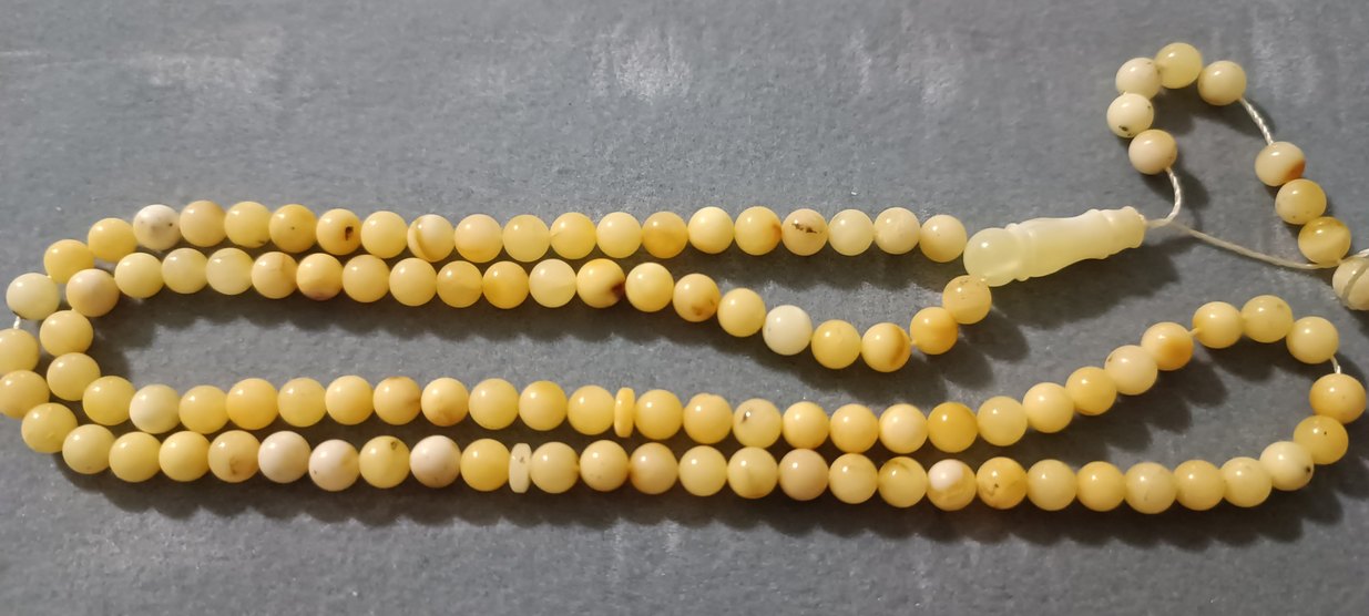 99'luk damla kehribar tesbih - Görsel 2