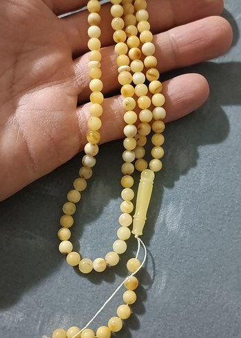 99'luk damla kehribar tespih - Görsel 2