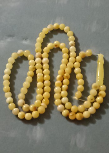 99'luk damla kehribar tespih - Görsel 3