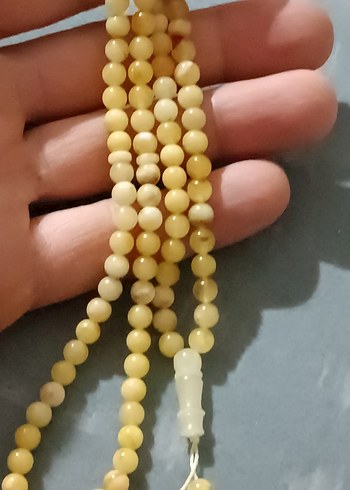 99'luk damla kehribar tespih - Görsel 3