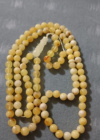 99'luk damla kehribar tespih - Görsel 6