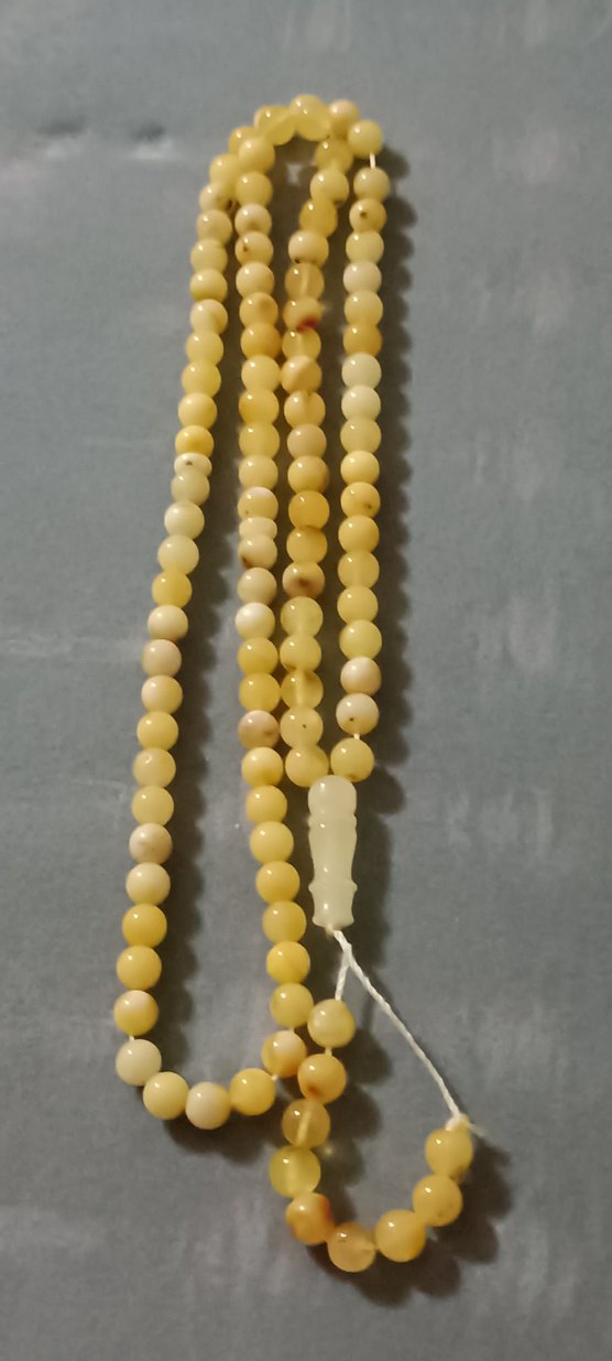 99'luk damla kehribar tespih - Görsel 4