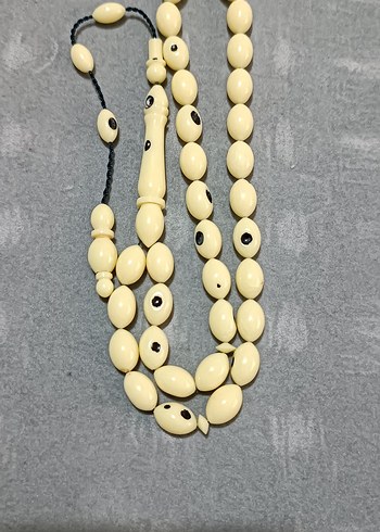 Çin domino taşı antika tesbih - Görsel 4