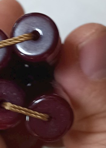 eski sıkma kehribar tesbih - Görsel 3