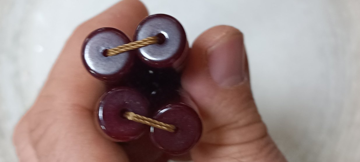 eski sıkma kehribar tesbih - Görsel 3