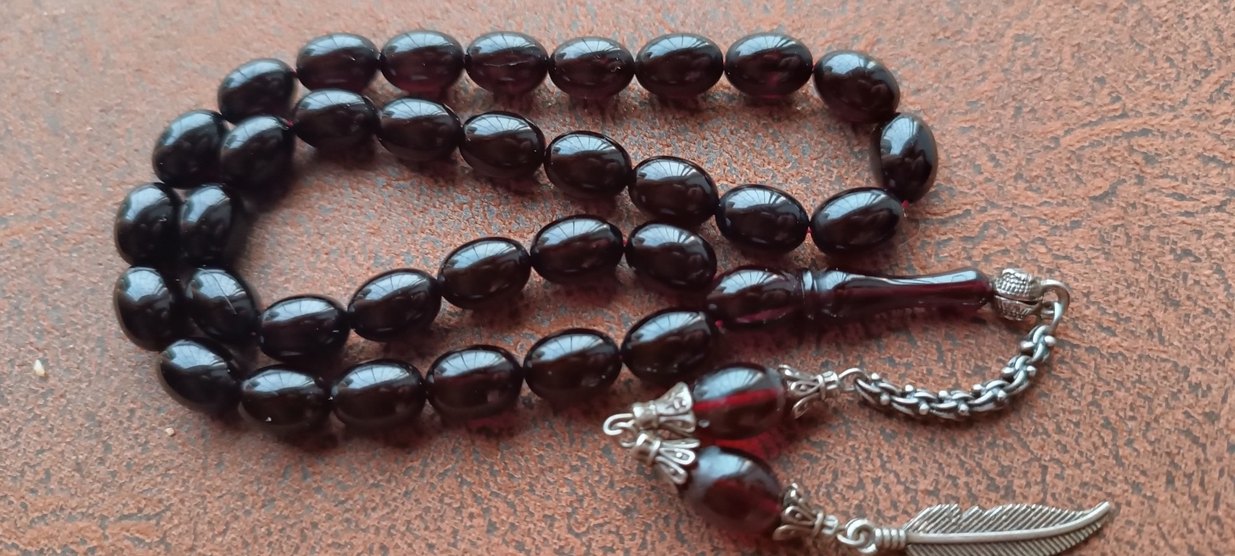 OSMANLI ATEŞ KEHRİBARI TESBİH - Görsel 4