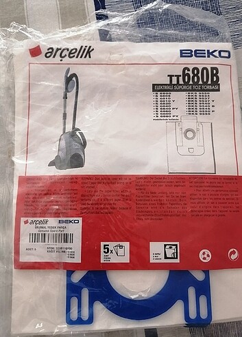 Arçelik _Beko elektrik Süpürgesi toz torbası