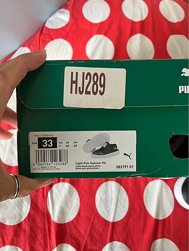 33 Beden Puma 33 no sandalet unisex