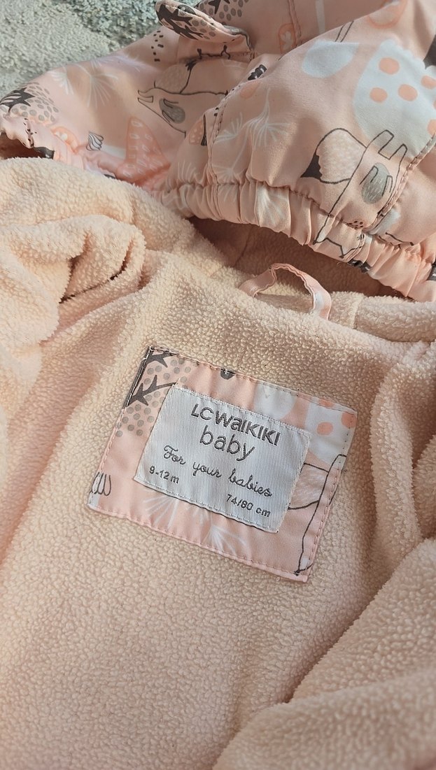 kız bebek mont - Görsel 5