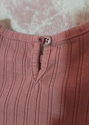 1,5 Yaş Beden pembe Renk Pembe Bebek Kız Takım, Uzun Kollu, Pliseli