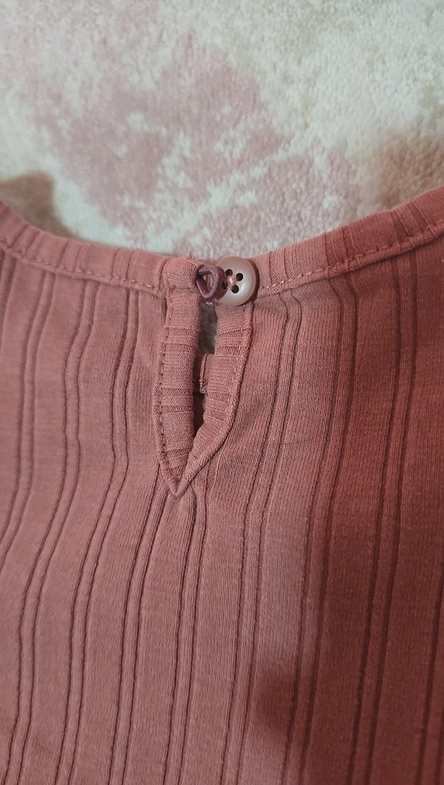 Pembe Bebek Kız Takım, Uzun Kollu, Pliseli - Görsel 4