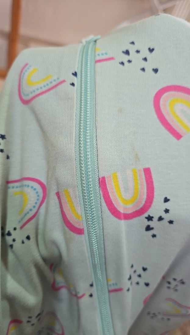 fermuarlı Renkli Bebek Kız Tulumu - Görsel 3