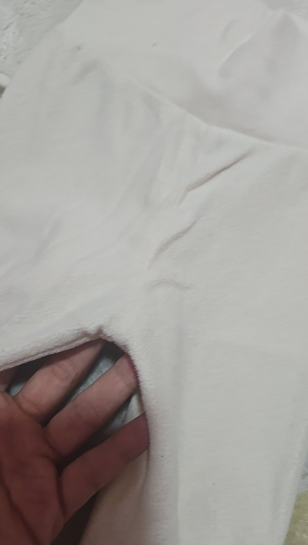 Beyaz Kapüşonlu Bebek Takımı, Uzun Kollu - Görsel 3