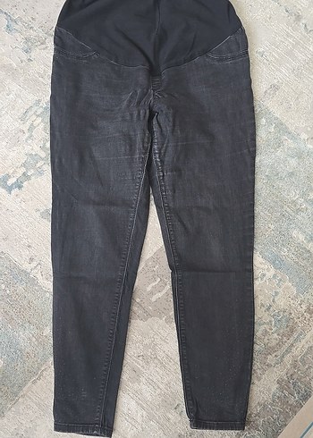 Siyah Hamile Kot Pantolon - Görsel 4