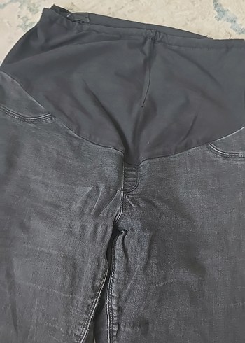 Siyah Hamile Kot Pantolon - Görsel 5