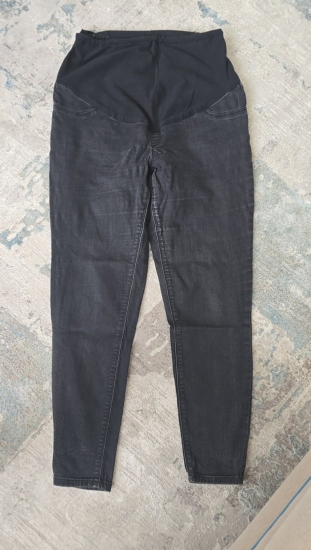 Siyah Hamile Kot Pantolon - Görsel 4