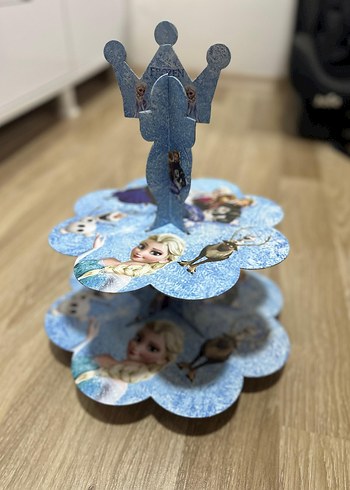 Mavi Frozen Elsa Temalı Parti Seti - Görsel 2