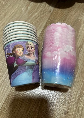 Mavi Frozen Elsa Temalı Parti Seti - Görsel 5