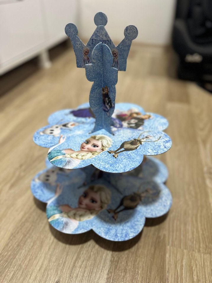 Mavi Frozen Elsa Temalı Parti Seti - Görsel 2