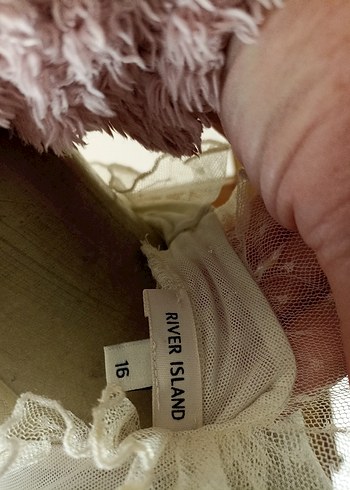 Krem rengi vintage Bohem Uzun Kollu Nakışlı Bluz - Görsel 5