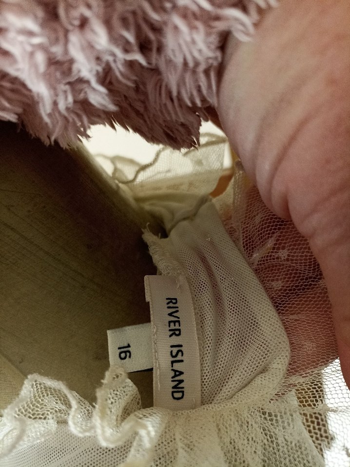 Krem rengi vintage Bohem Uzun Kollu Nakışlı Bluz - Görsel 5