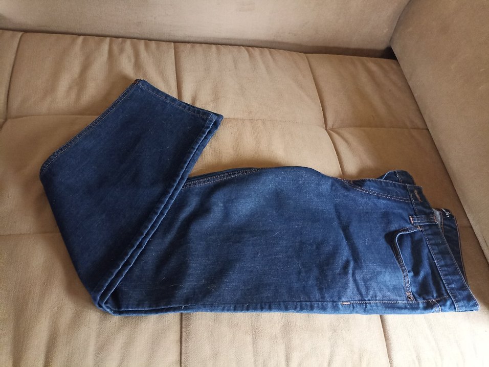 Mavi Düz Kesim Kadın Denim Pantolon - Görsel 3