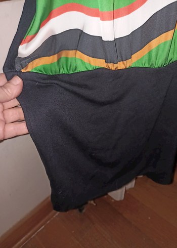 Renkli Desenli Uzun Hamile Tuniği - Görsel 3